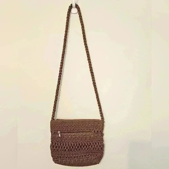 Croft & Barrow MacrameCrochet Bag Shoulder Bag EUC - Picture 1 of 9